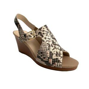 New Cole Haan Python Leather Open-toe Sandals 8